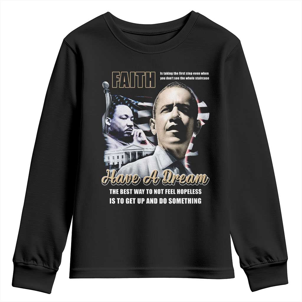 Obama Martin Luther King Jr Youth Sweatshirt
