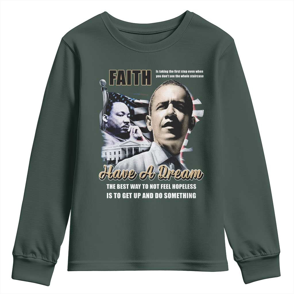 Obama Martin Luther King Jr Youth Sweatshirt