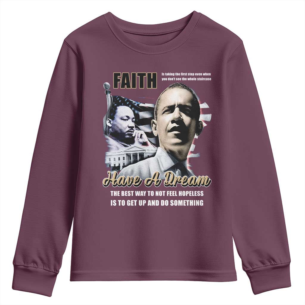 Obama Martin Luther King Jr Youth Sweatshirt