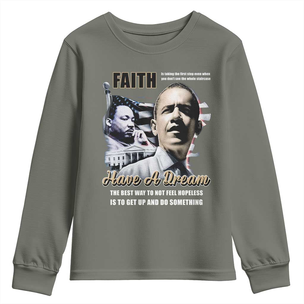 Obama Martin Luther King Jr Youth Sweatshirt