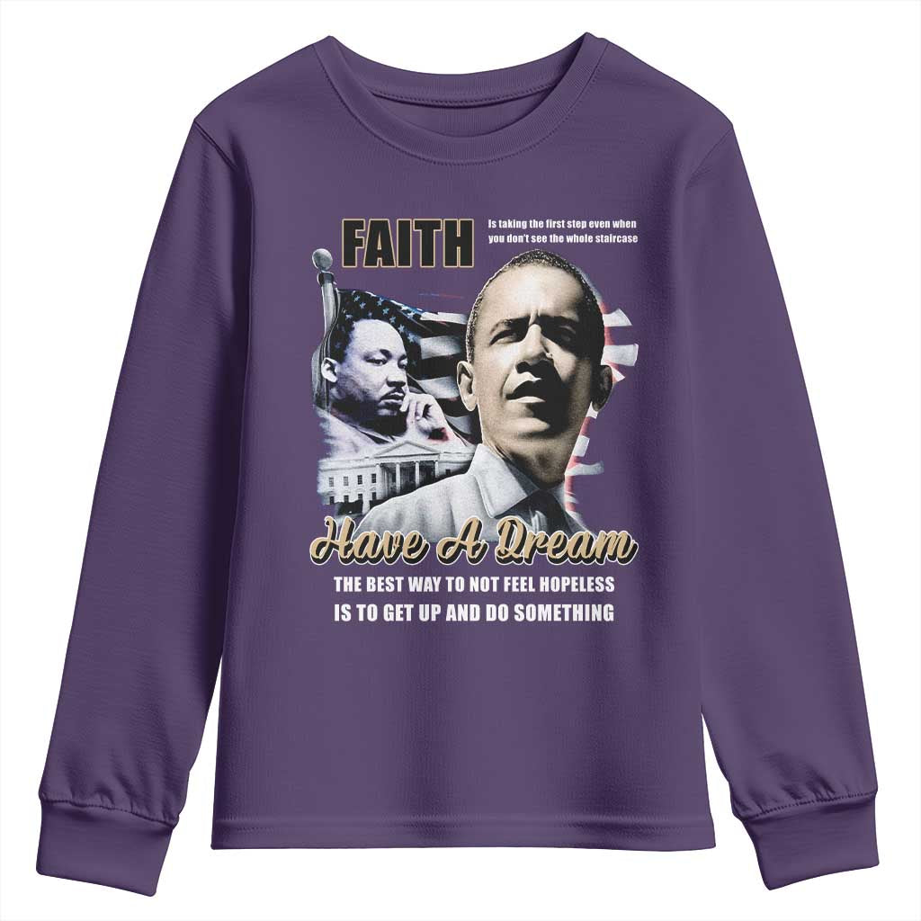 Obama Martin Luther King Jr Youth Sweatshirt