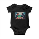 Malcolm X Martin Luther King Jr Baby Onesie Playing Chess White House Black History