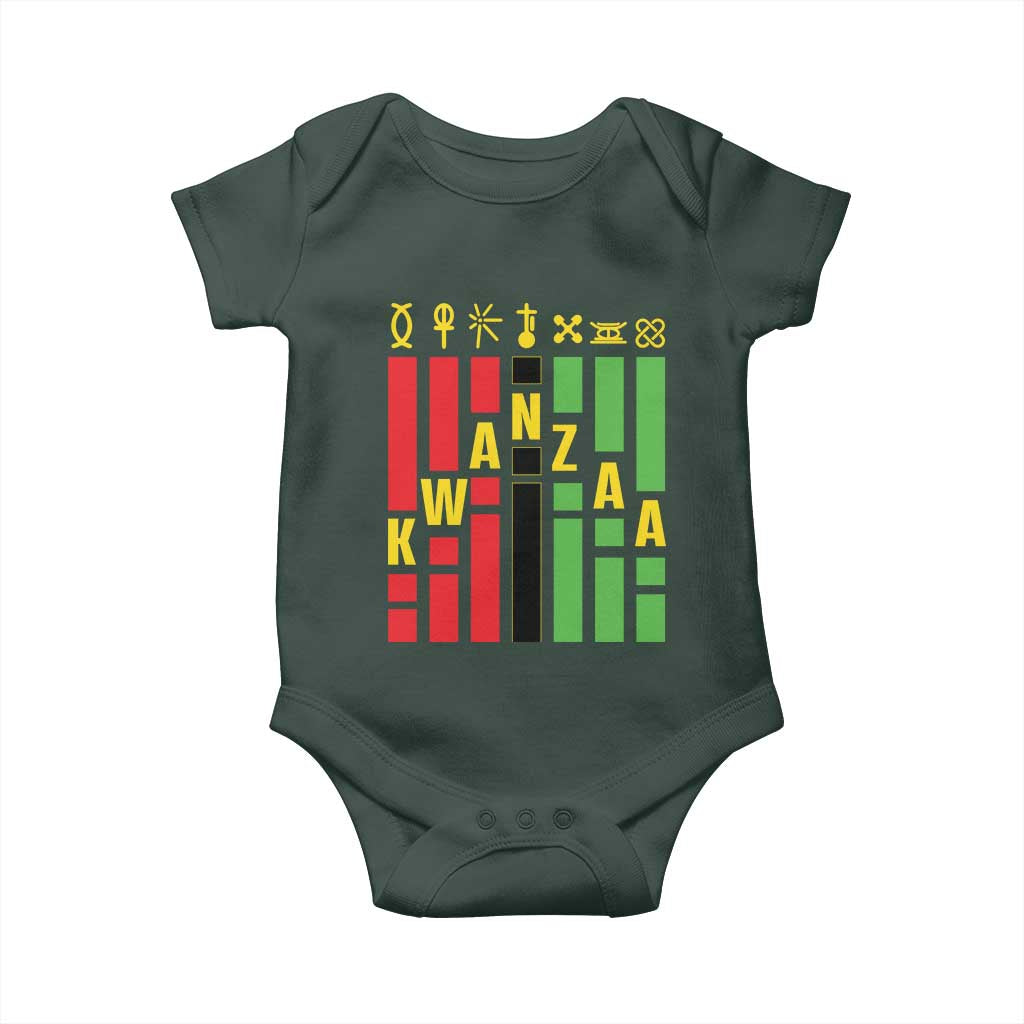 7 Principles Of Kwanzaa Baby Onesie African American Christmas