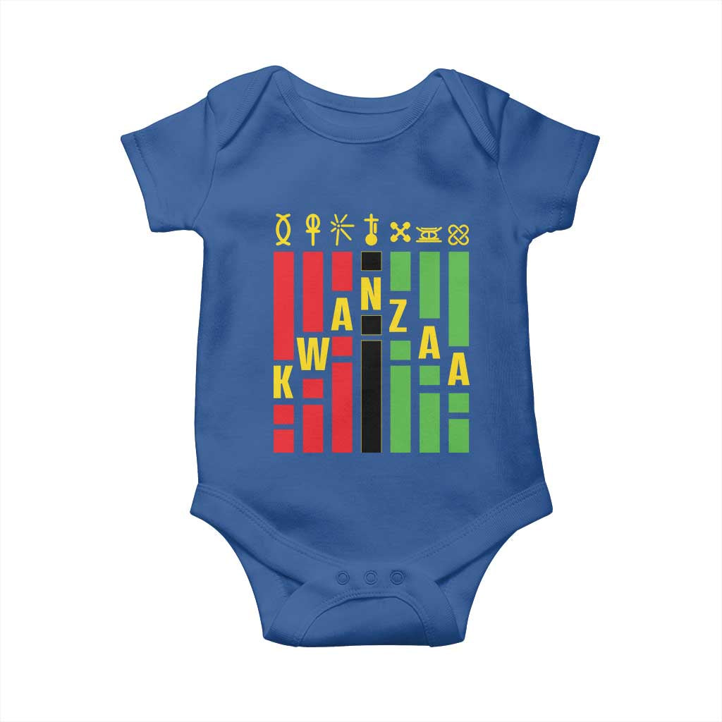 7 Principles Of Kwanzaa Baby Onesie African American Christmas
