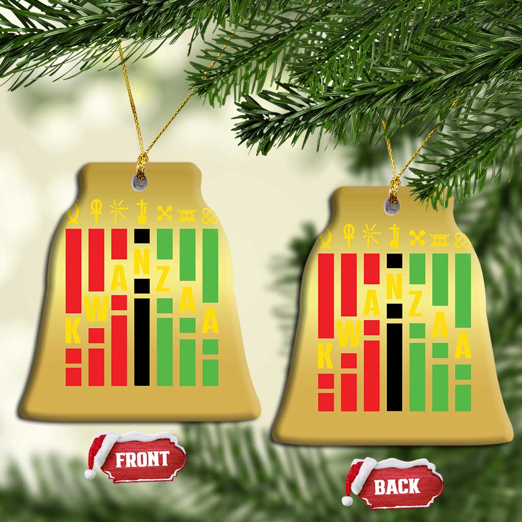 7 Principles Of Kwanzaa Christmas Ornament African American Christmas