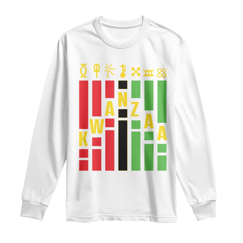 7 Principles Of Kwanzaa Long Sleeve Shirt African American Christmas