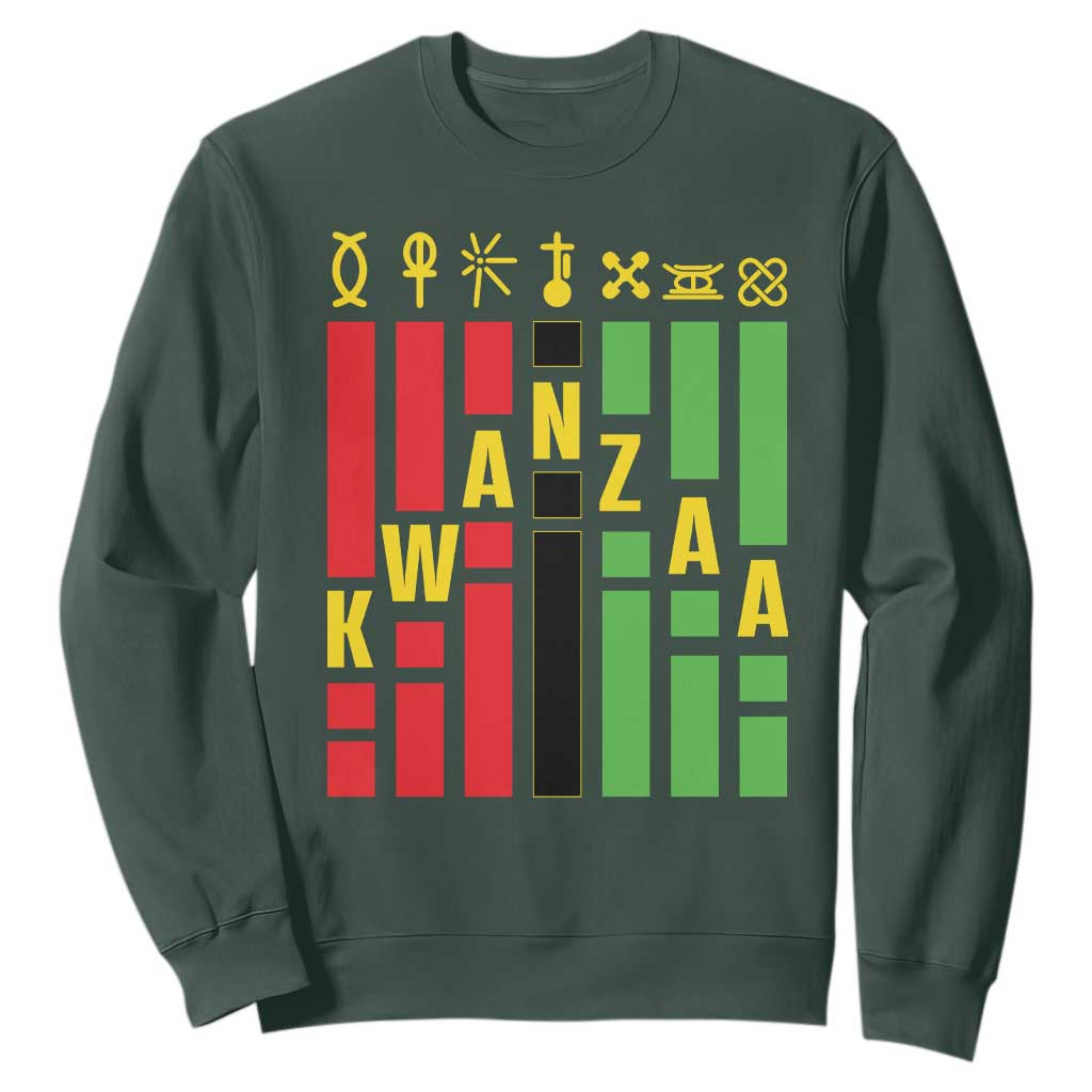 7 Principles Of Kwanzaa Sweatshirt African American Christmas