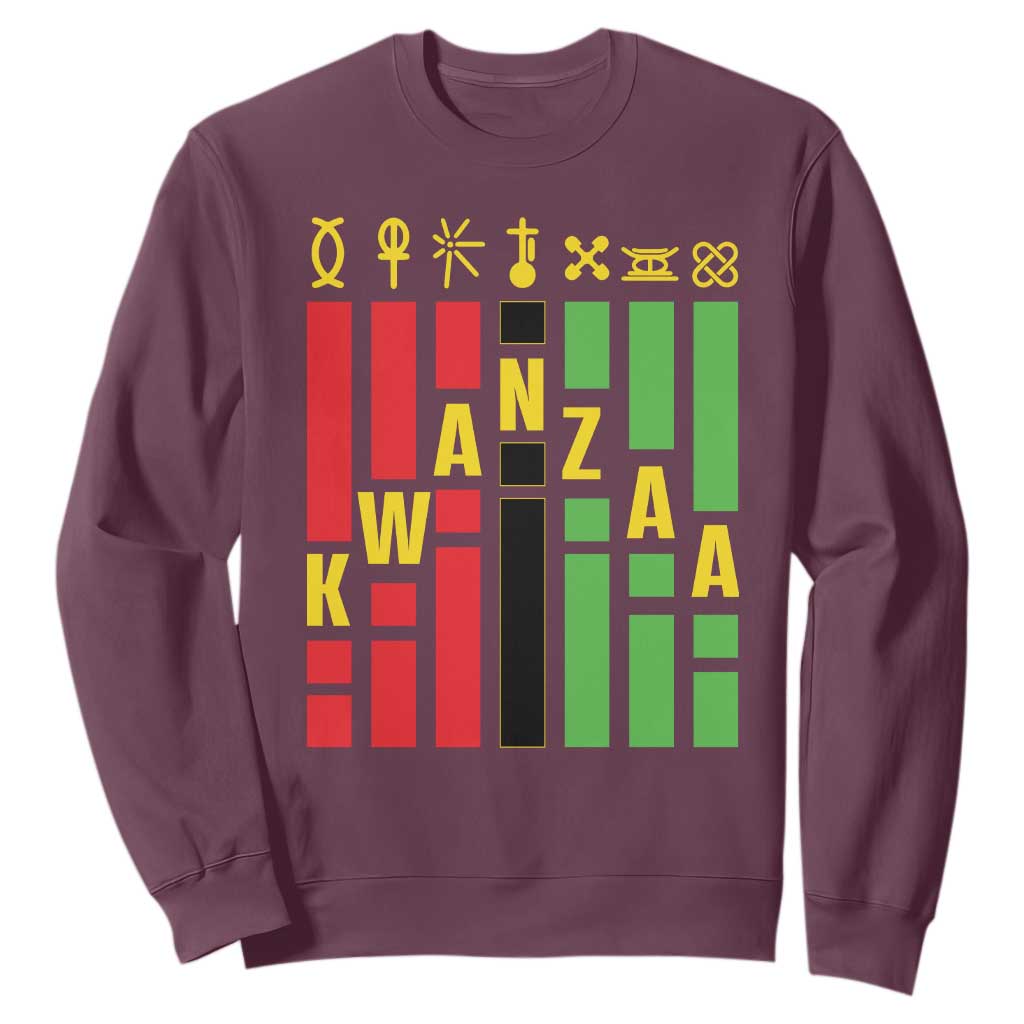 7 Principles Of Kwanzaa Sweatshirt African American Christmas