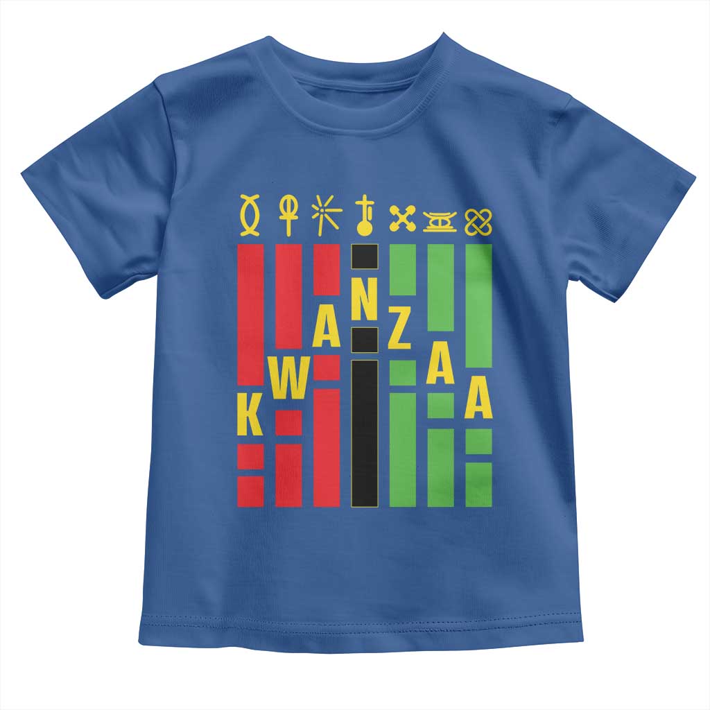 7 Principles Of Kwanzaa Toddler T Shirt African American Christmas