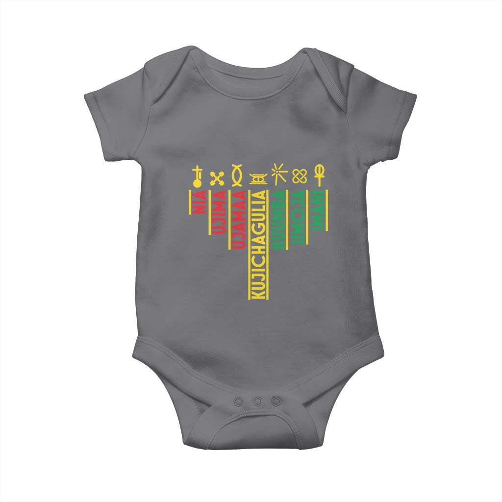 African American Christmas Baby Onesie 7 Principles Of Kwanzaa