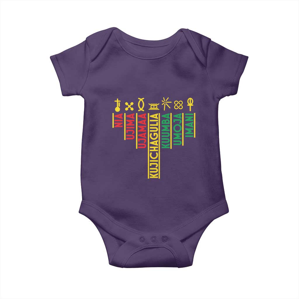 African American Christmas Baby Onesie 7 Principles Of Kwanzaa
