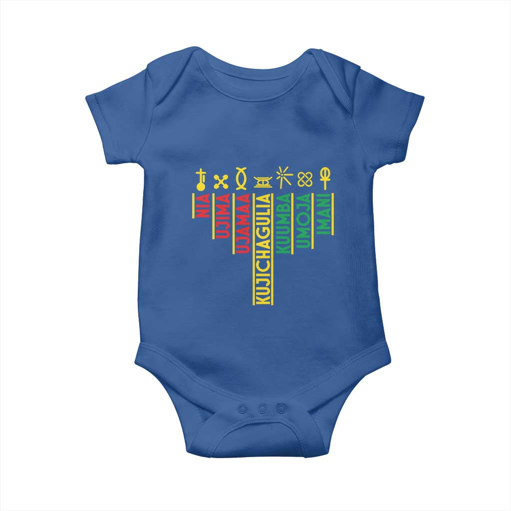 African American Christmas Baby Onesie 7 Principles Of Kwanzaa