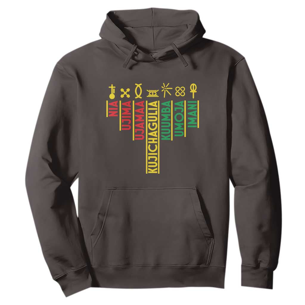 African American Christmas Hoodie 7 Principles Of Kwanzaa