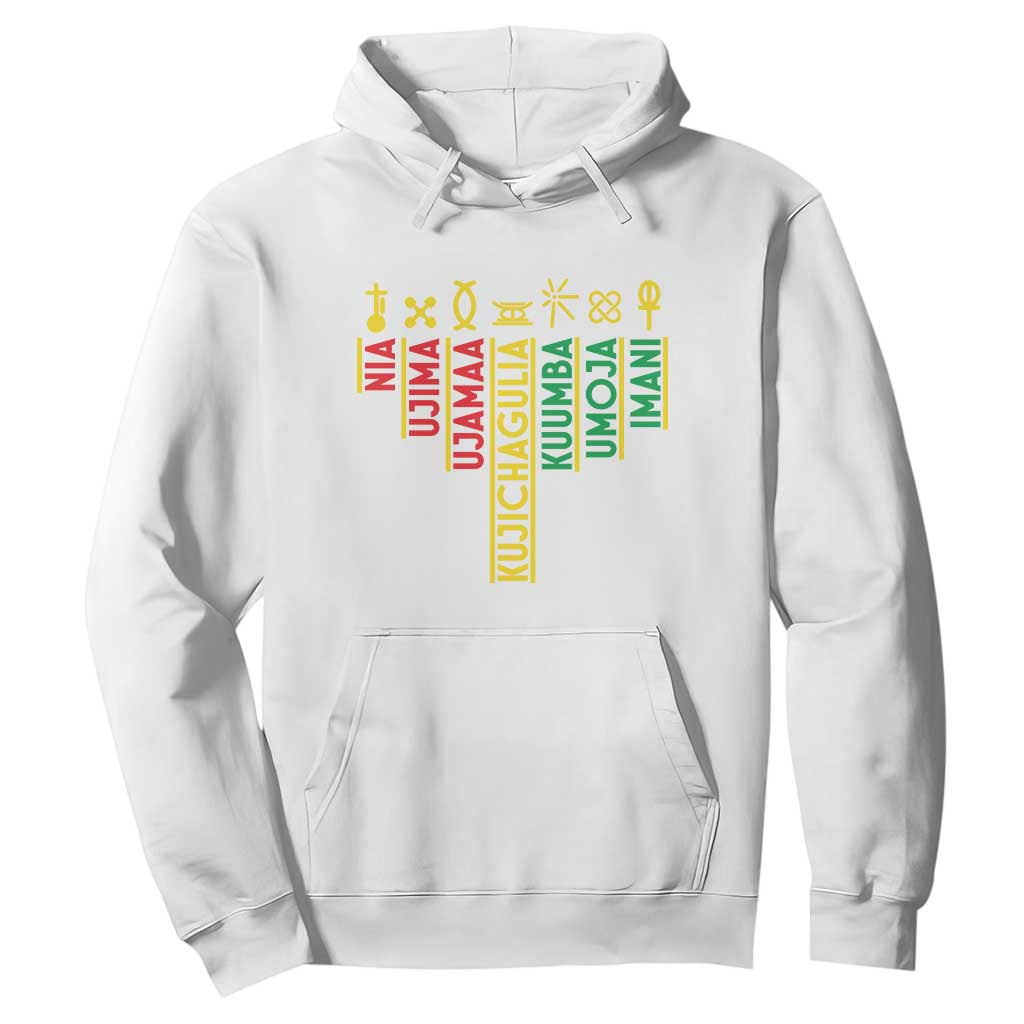 African American Christmas Hoodie 7 Principles Of Kwanzaa