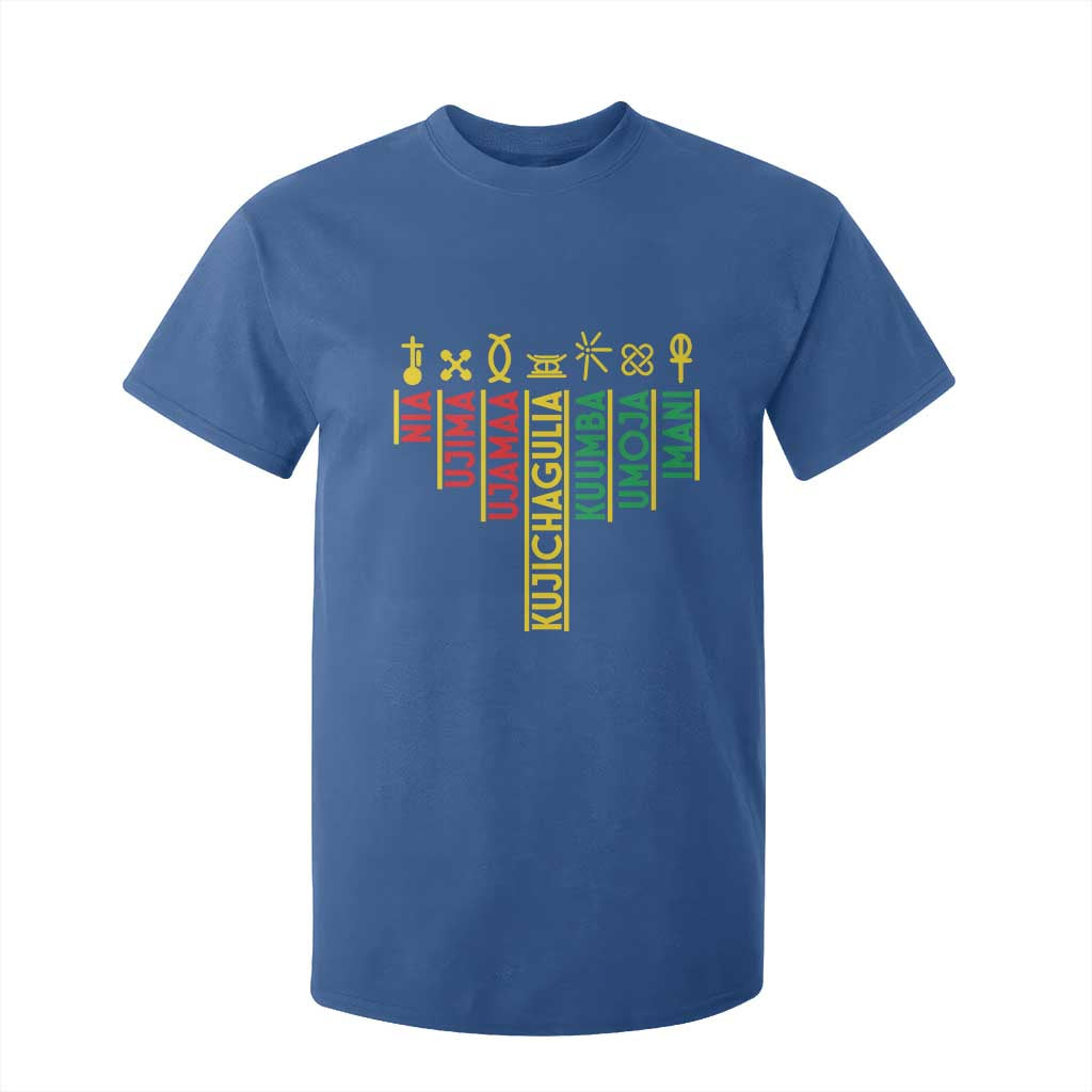African American Christmas T Shirt For Kid 7 Principles Of Kwanzaa