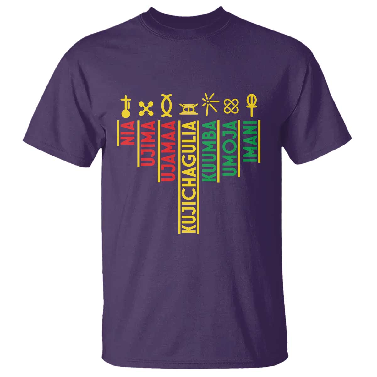 African American Christmas T Shirt 7 Principles Of Kwanzaa