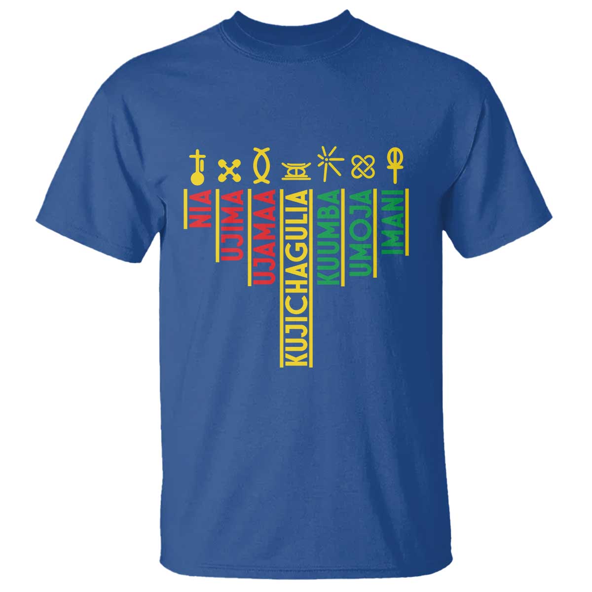 African American Christmas T Shirt 7 Principles Of Kwanzaa