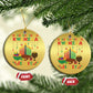 African American Xmas Kwanzaa Is Lit Christmas Ornament