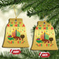 African American Xmas Kwanzaa Is Lit Christmas Ornament