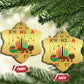 African American Xmas Kwanzaa Is Lit Christmas Ornament