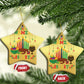 African American Xmas Kwanzaa Is Lit Christmas Ornament