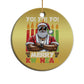 Merry Kwanzaa Christmas Ornament Black Christmas African American Santa
