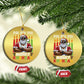 Merry Kwanzaa Christmas Ornament Black Christmas African American Santa
