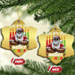 Merry Kwanzaa Christmas Ornament Black Christmas African American Santa