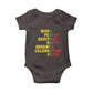 African American Christmas Kwanzaa Baby Onesie Work Power Heritage Unity Organize Celebration Faith