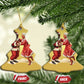 African American Christmas Black Santa Mr Mrs Claus Dancing Christmas Ornament