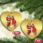 African American Christmas Black Santa Mr Mrs Claus Dancing Christmas Ornament