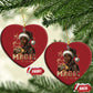 Christmas Melanin Black Girl Magic Christmas Ornament