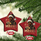 Christmas Melanin Black Girl Magic Christmas Ornament