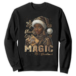 Christmas Melanin Black Girl Magic Sweatshirt