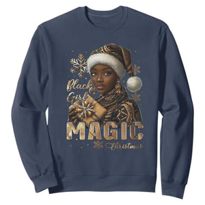 Christmas Melanin Black Girl Magic Sweatshirt