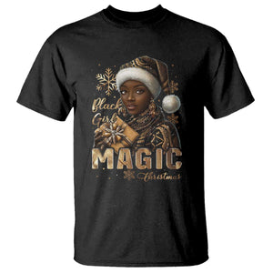 Christmas Melanin Black Girl Magic T Shirt