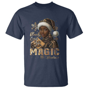 Christmas Melanin Black Girl Magic T Shirt