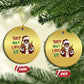 Funny Black Santa Xmas Hiphop Christmas Ornament They Not Like Us African American Christmas