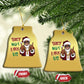 Funny Black Santa Xmas Hiphop Christmas Ornament They Not Like Us African American Christmas