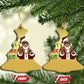 Funny Black Santa Xmas Hiphop Christmas Ornament They Not Like Us African American Christmas