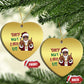 Funny Black Santa Xmas Hiphop Christmas Ornament They Not Like Us African American Christmas