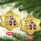 Funny Black Santa Xmas Hiphop Christmas Ornament They Not Like Us African American Christmas