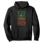 Black History Month Hoodie A Heritage Of Unshakeable Faith Christian BLM Melanin Pride
