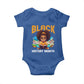 Black History Month Baby Onesie African Girl Reading Book Melanin Pride