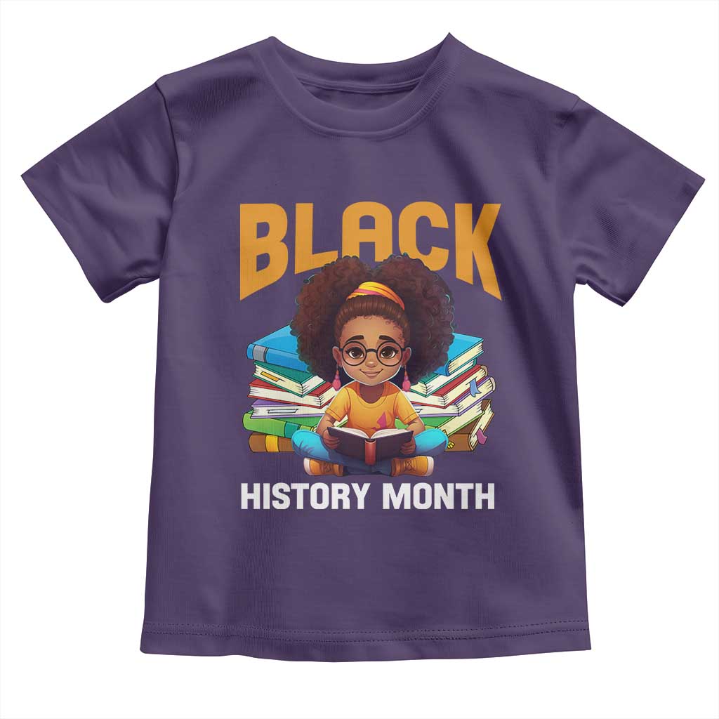 Black History Month Baby Shirt African Girl Reading Book Melanin Pride
