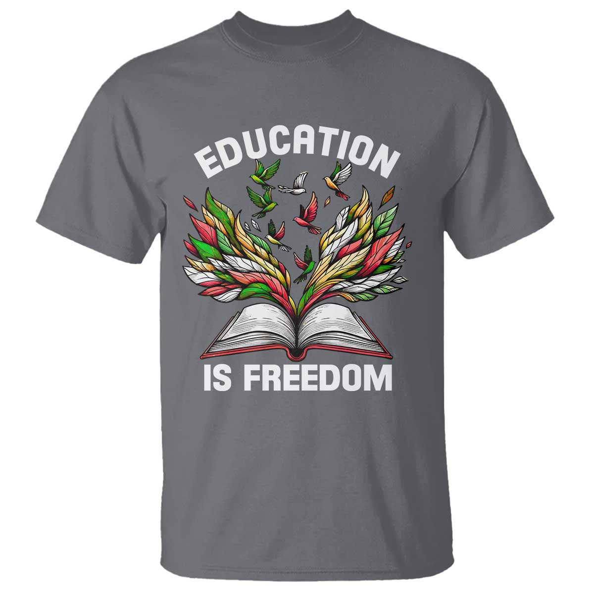 Black Teacher Pride T Shirt Education Is Freedom African Americans Black History Month