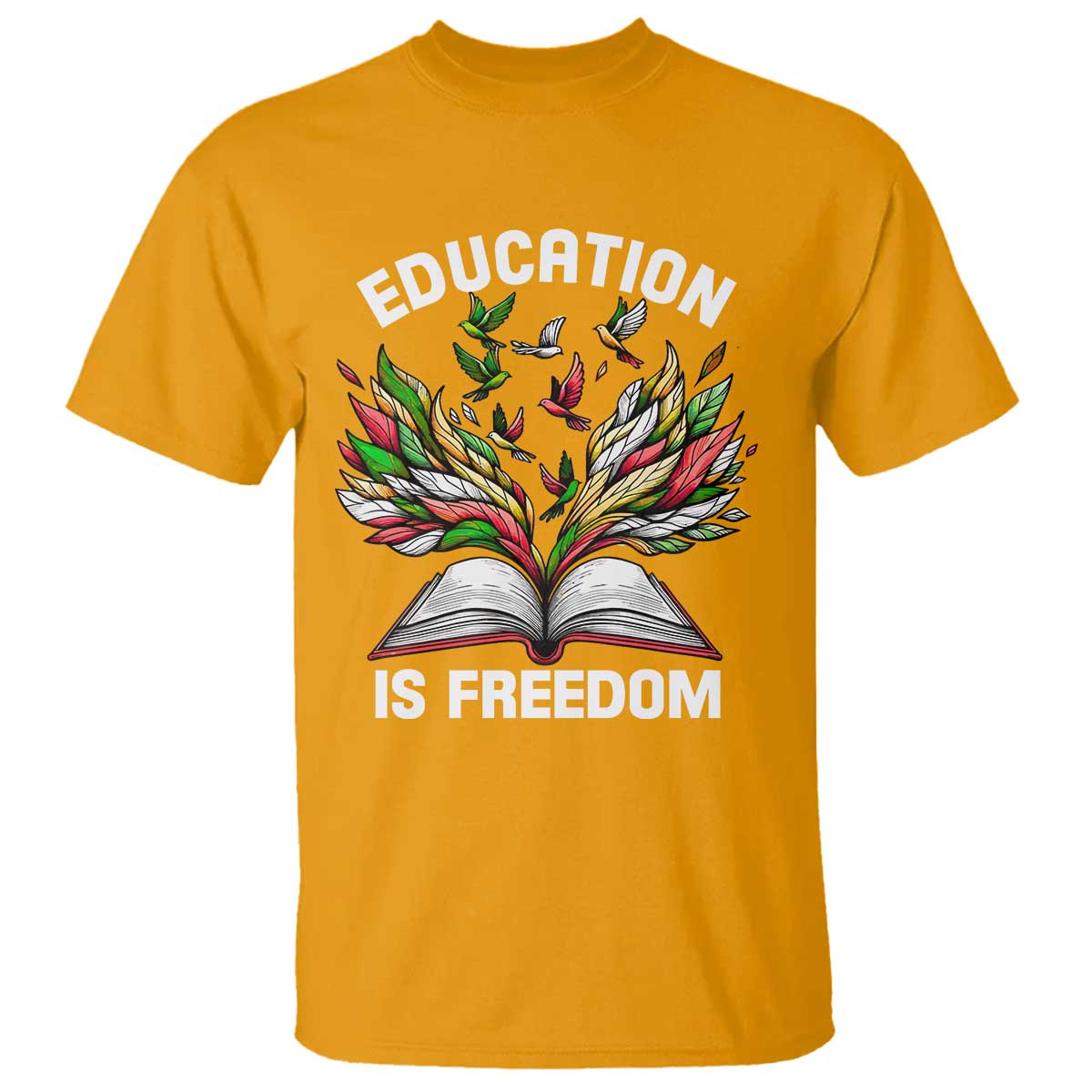 Black Teacher Pride T Shirt Education Is Freedom African Americans Black History Month