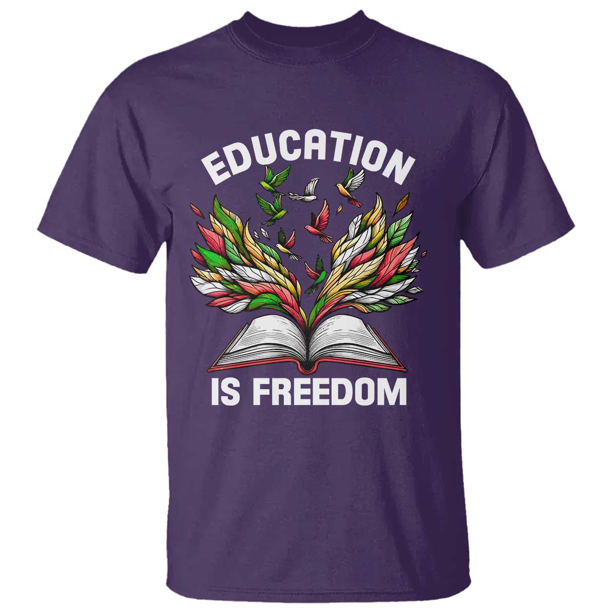 Black Teacher Pride T Shirt Education Is Freedom African Americans Black History Month
