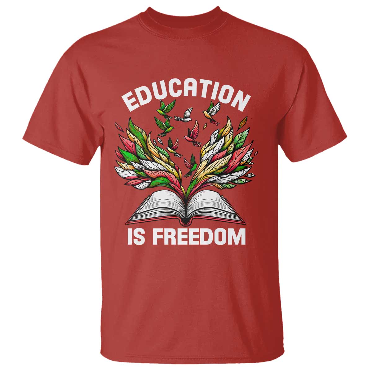 Black Teacher Pride T Shirt Education Is Freedom African Americans Black History Month