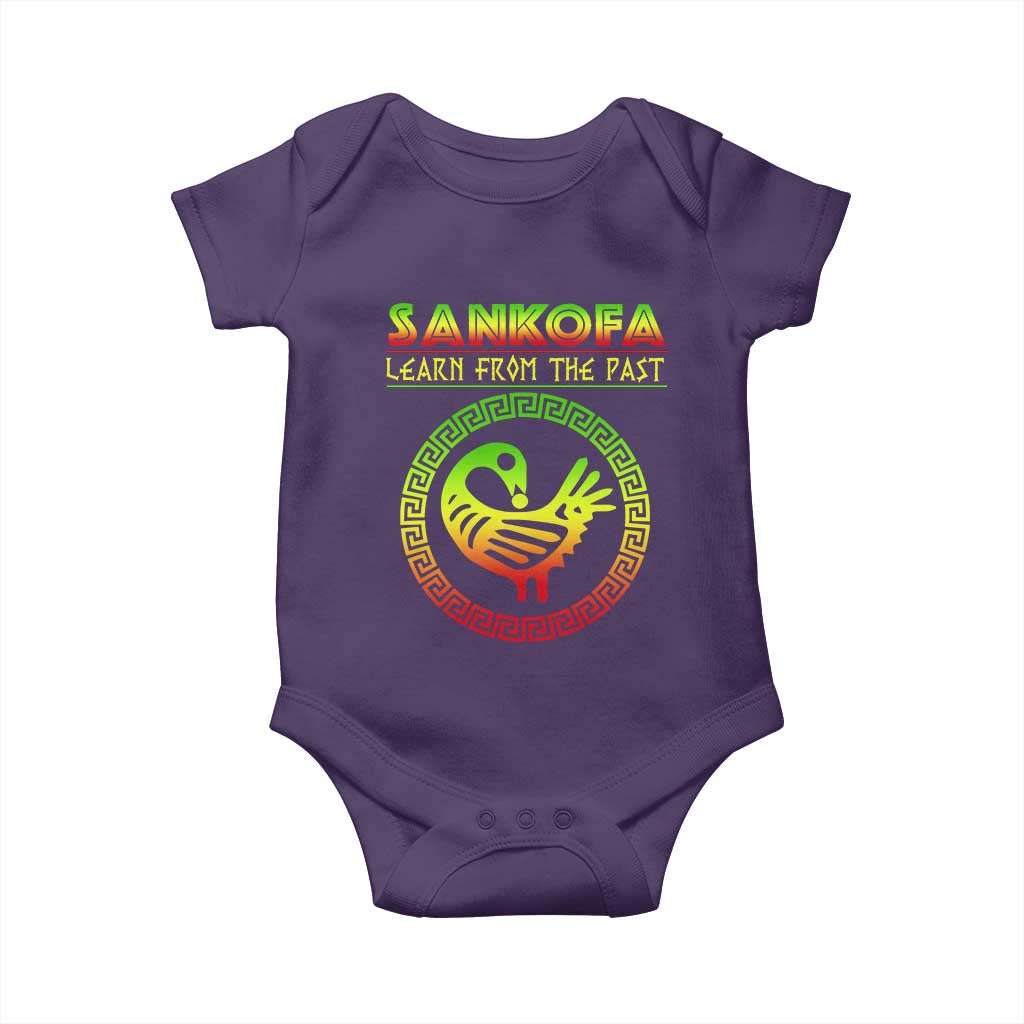 Black History Month Baby Onesie Sankofa Learn From The Past African Bird Melanin